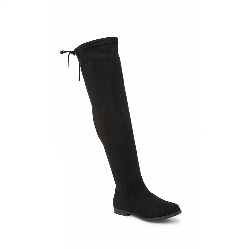 NEW Top Moda Isla OTK Back Lace-Up Boots